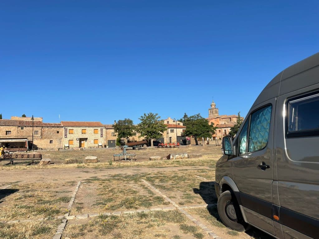 Medinaceli | El encanto del área de autocaravanas y furgos camper